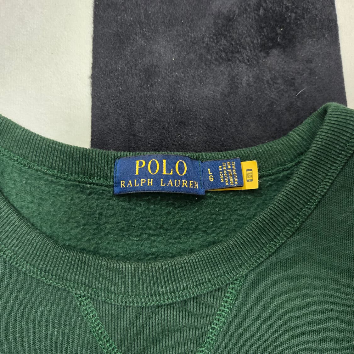 L 폴로랄프로렌 스펠아웃 스웻셔츠 맨투맨 그린 상품이미지3