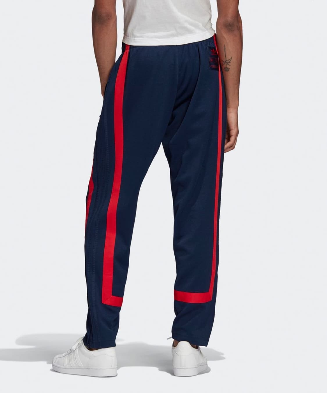 아디다스 웜업 트랙팬츠 트레이닝 네이비 레드 M 상품이미지3