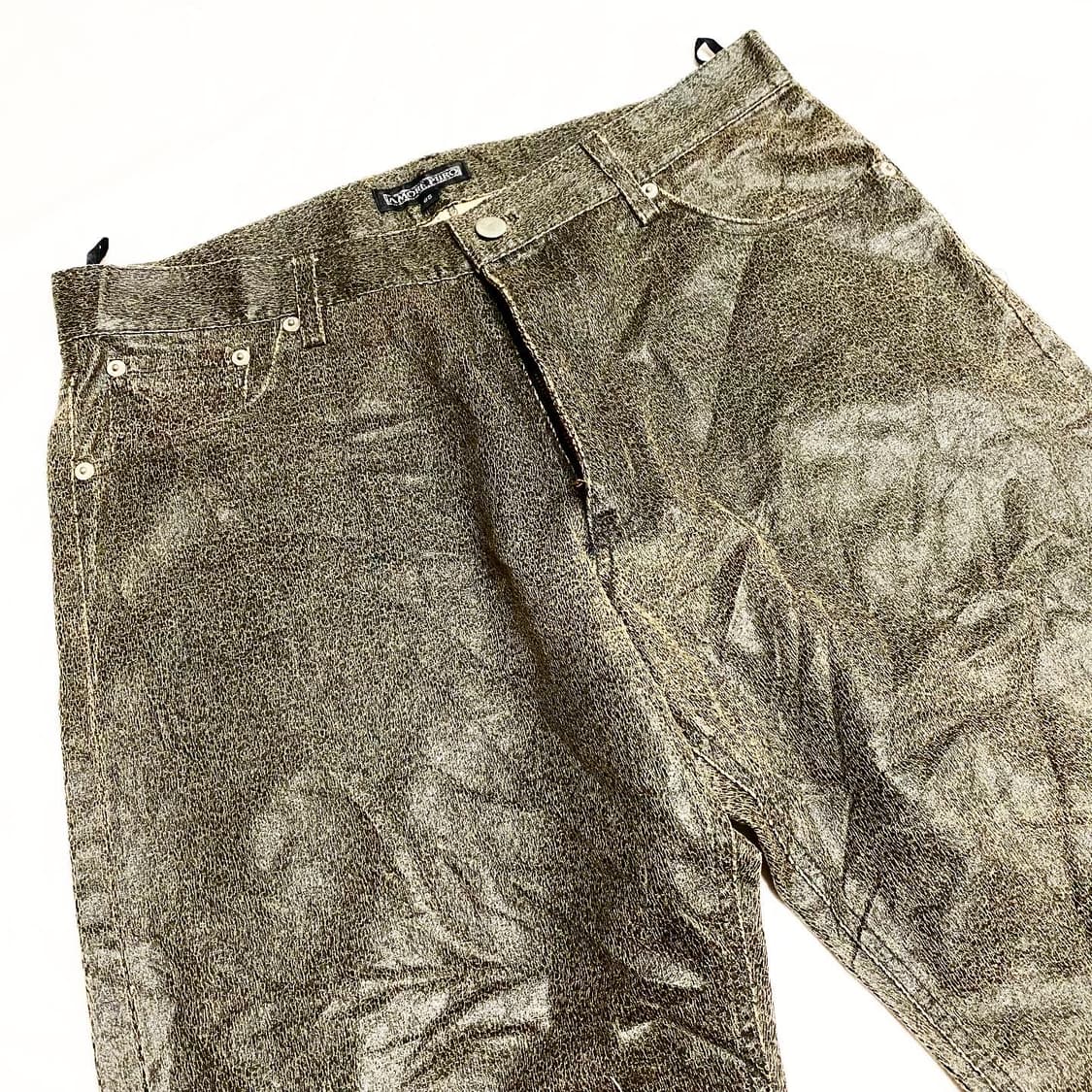 AMORE PURO - 크랙클 레더 팬츠 상품이미지2