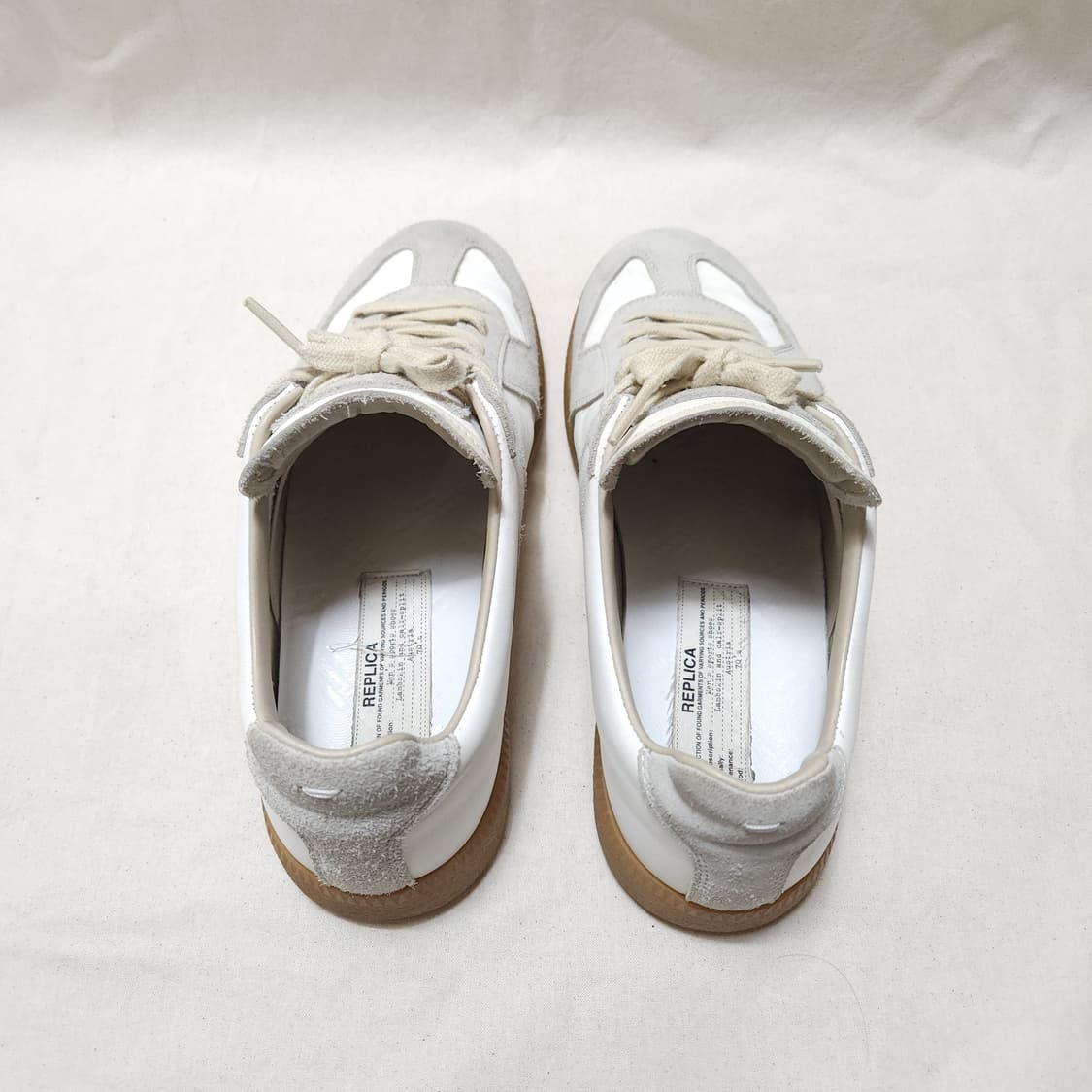 [40] 메종 마르지엘라 카프스킨 레플리카 스니커즈 화이트 상품이미지3