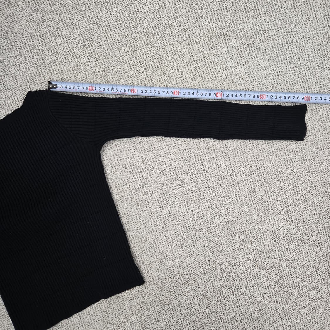 0183. 에고이스트  24SS 골지 니트 긴팔 티셔츠 55 상품이미지8
