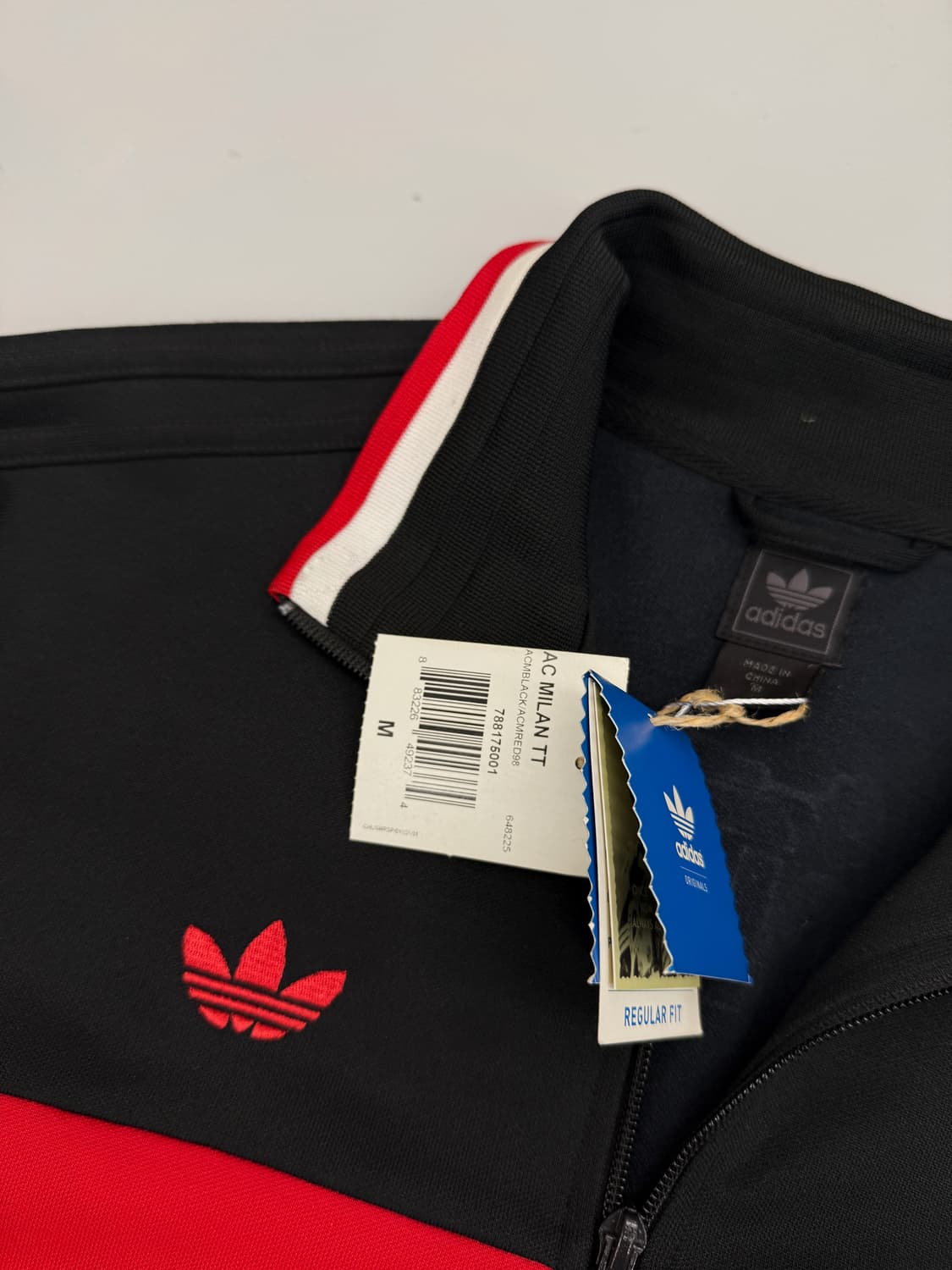 아디다스 루즈핏 AC 밀란 메디오라눔 파이어버드 트랙 져지  상품이미지5