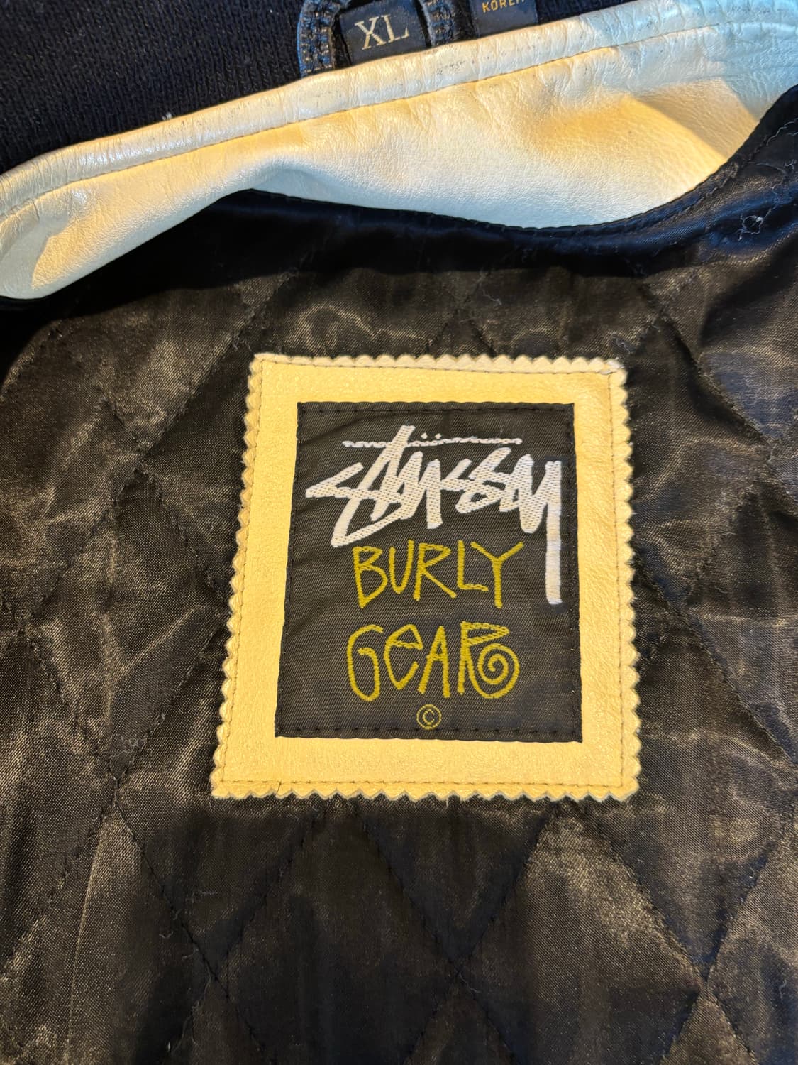 빈티지 90s stussy ss coupe 쿠페 스투시 바시티 XL 상품이미지4