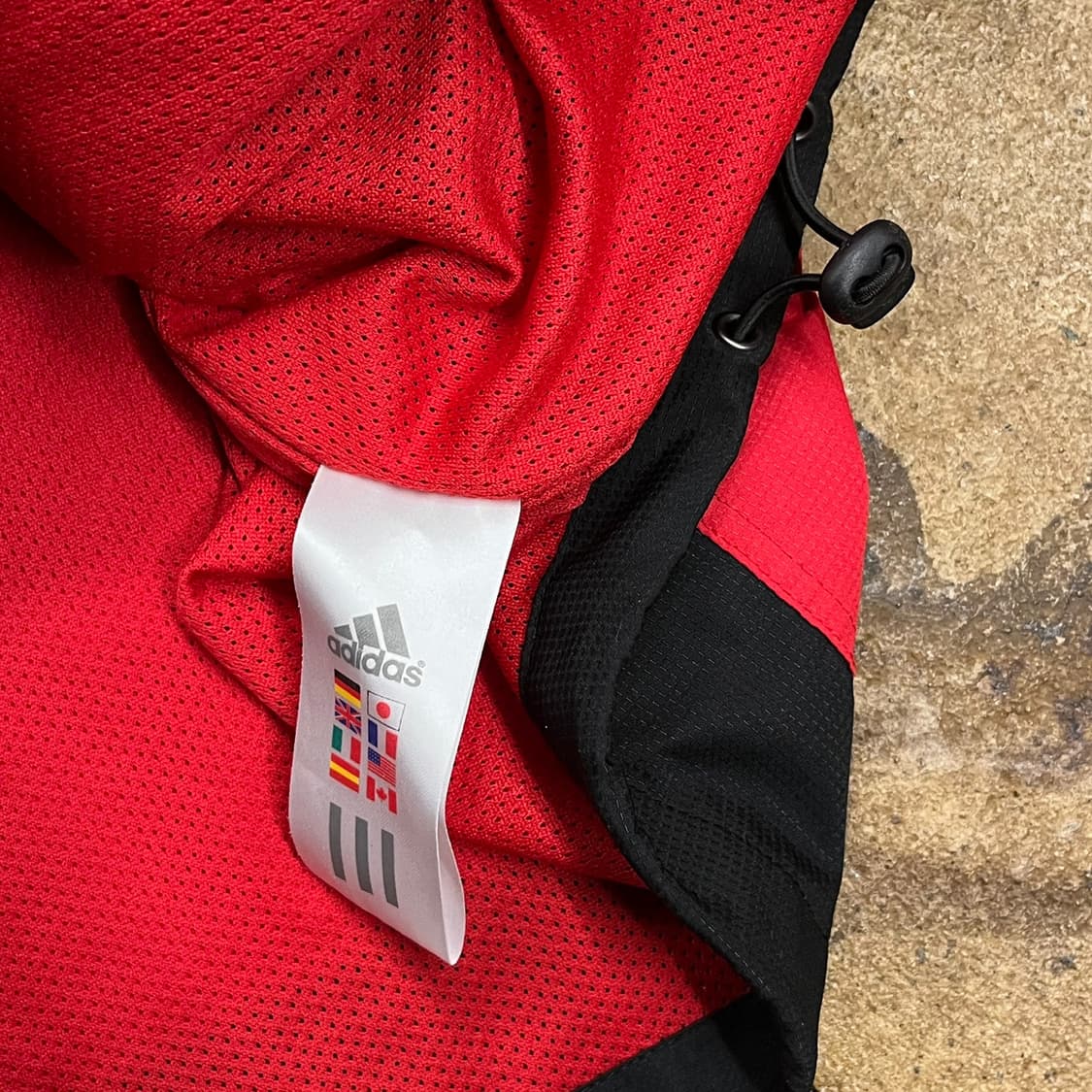 [정품/100] 아디다스 삼선 트랙 자켓 레드 b16 상품이미지7