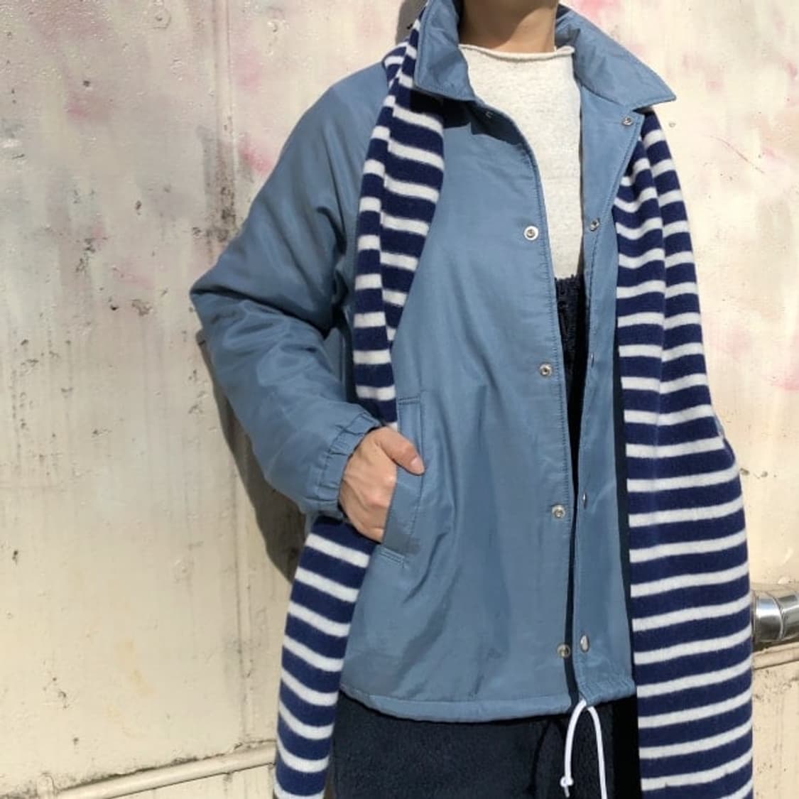 BEAMS BOY Twill Thermolite Coach Jacket 상품이미지3