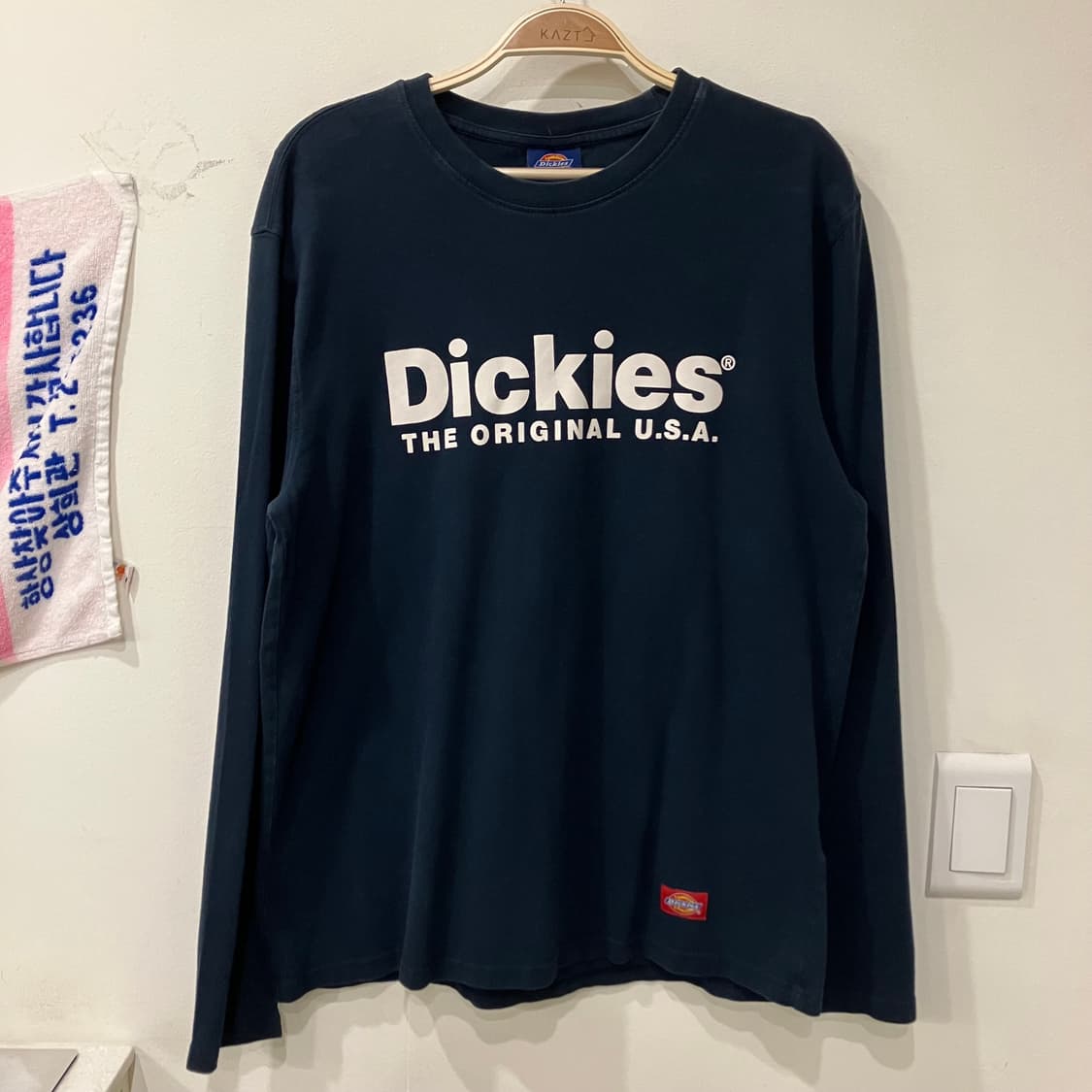 517 디키즈 롱슬리브 네이비 상품이미지1