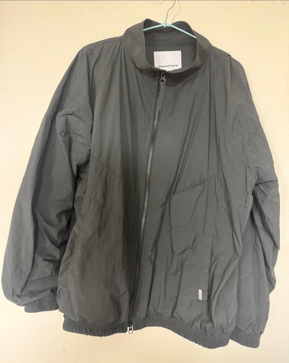 [L] 에스피오나지 IPFU 트레이닝 자켓 잉크 블랙 상품이미지2