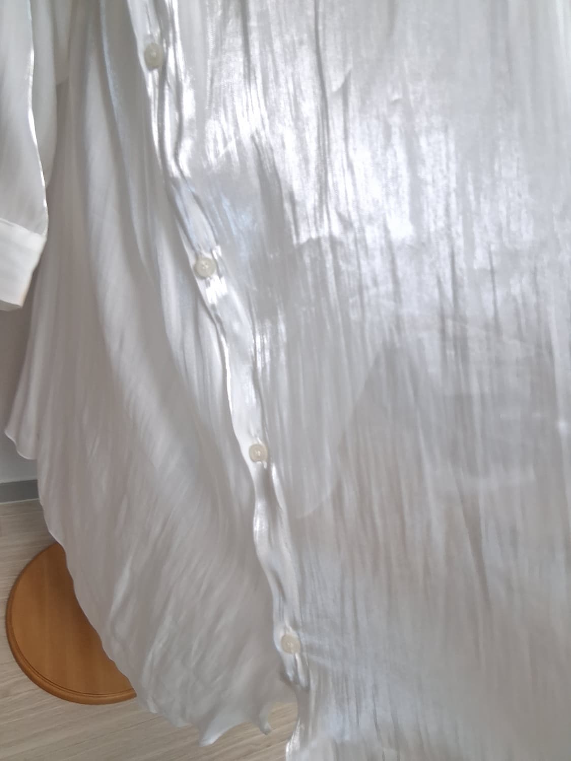 시스루 롱 셔츠 (새상품) 상품이미지6