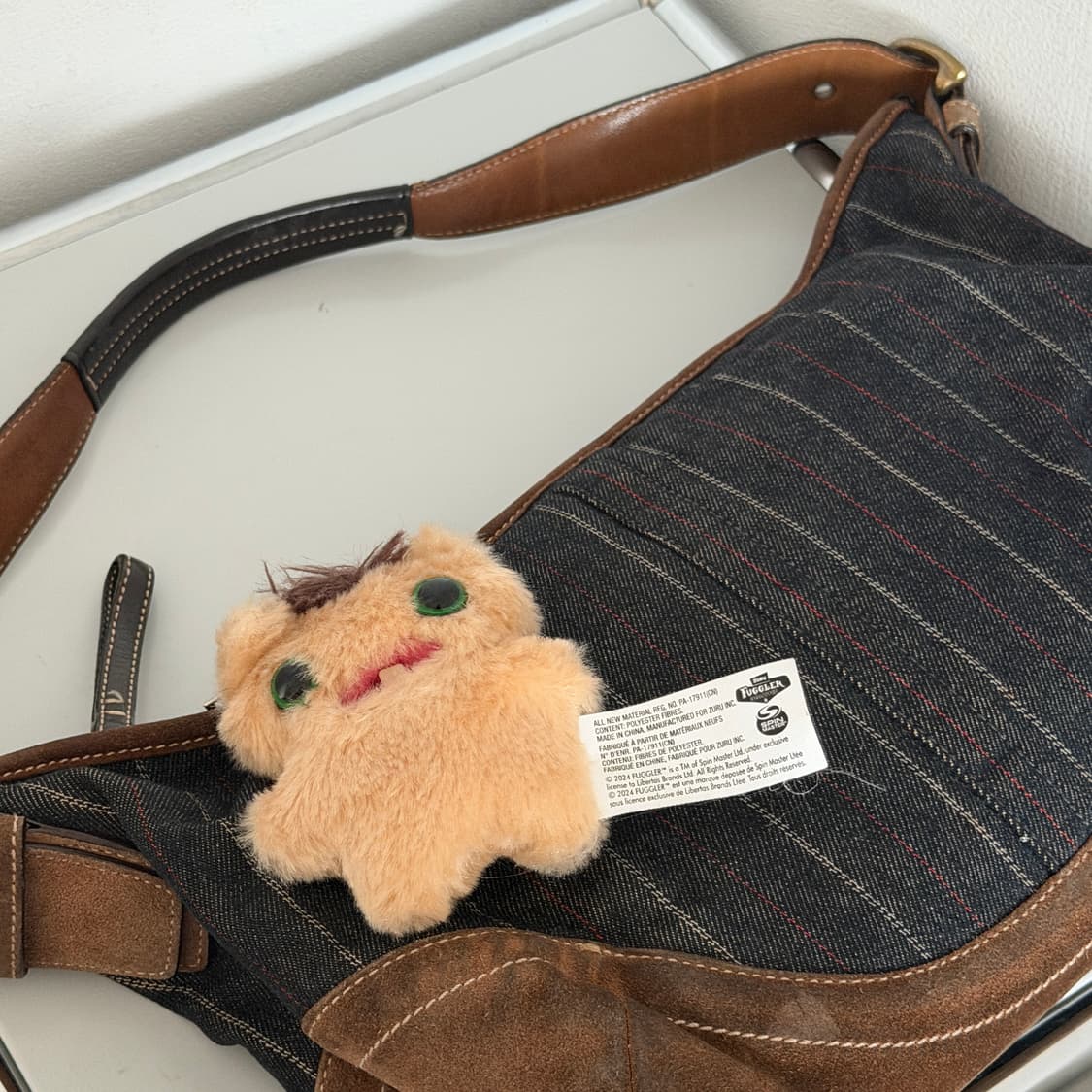 Rare) Coach vintage denim shoulder bag 상품이미지5