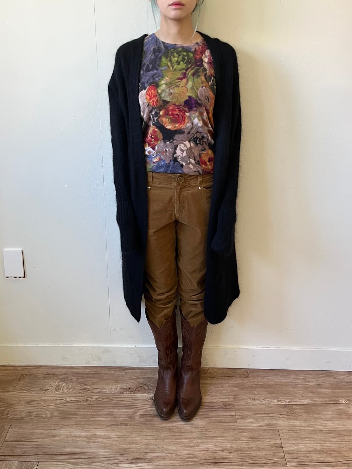 Acne Studios 모헤어 블랙 롱 가디건 상품이미지8