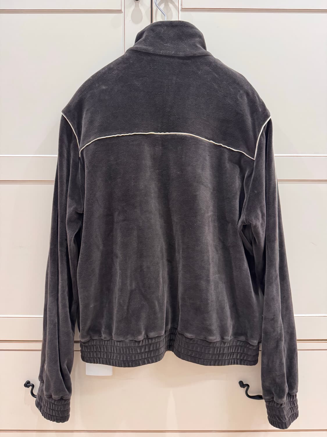 셀린느 트리옹프 트랙수트 재킷 브라운 벨벳저지 M 택달린제품 상품이미지4