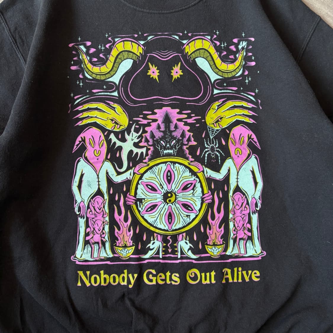 빈티지 길단 플레임 스웻 셔츠 상품이미지5