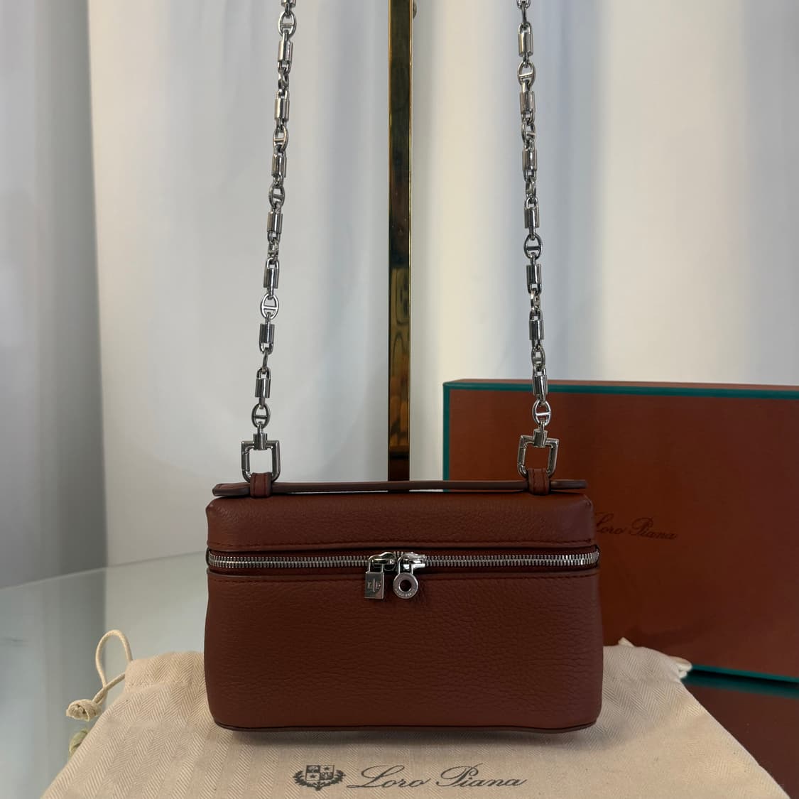 [정품] 로로피아나 엑스트라 포켓 미니 파우치 FAN9867 상품이미지1