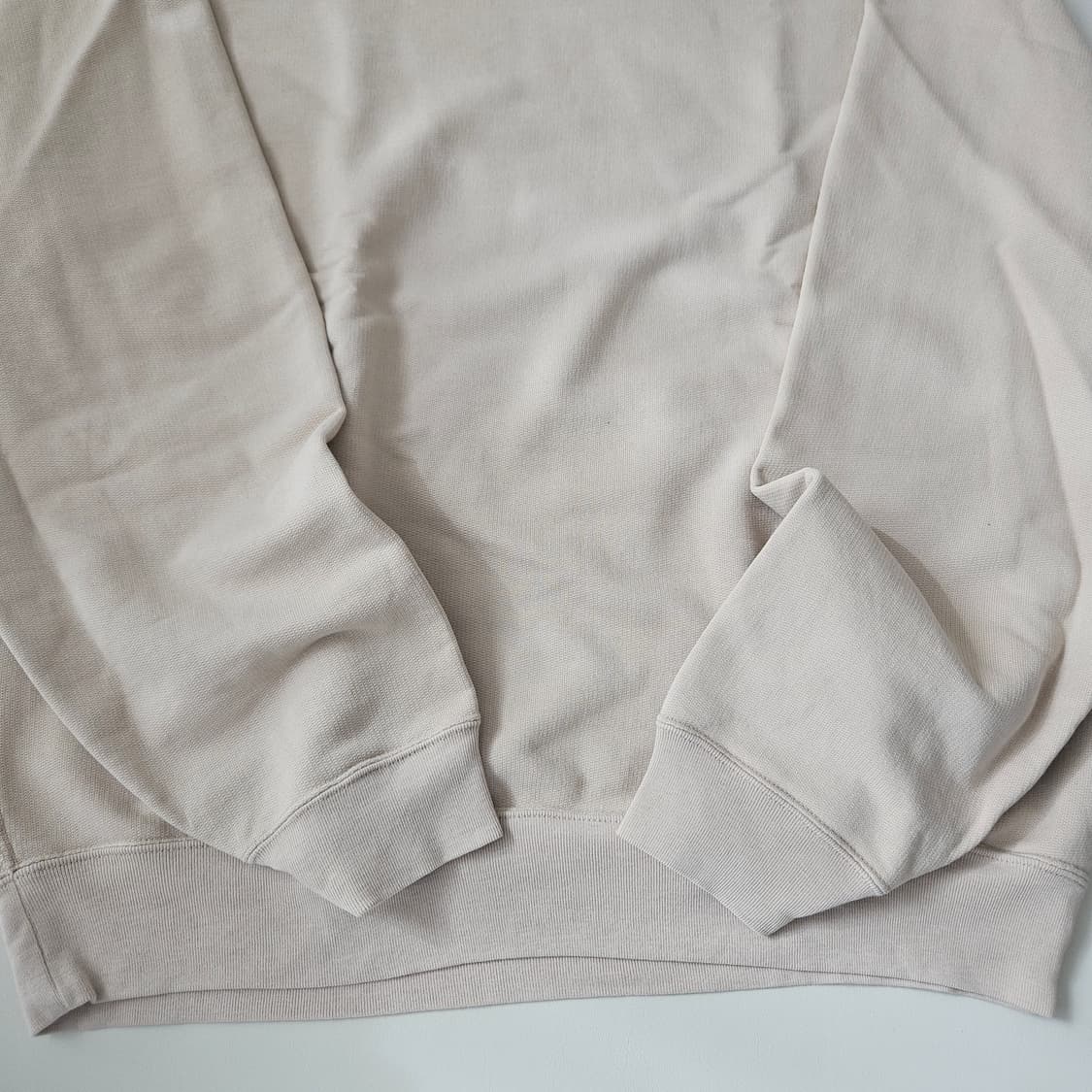 오라리 슈퍼 밀 가먼트 다이 스웻 셔츠 / 베이지 / 4사이즈 상품이미지3