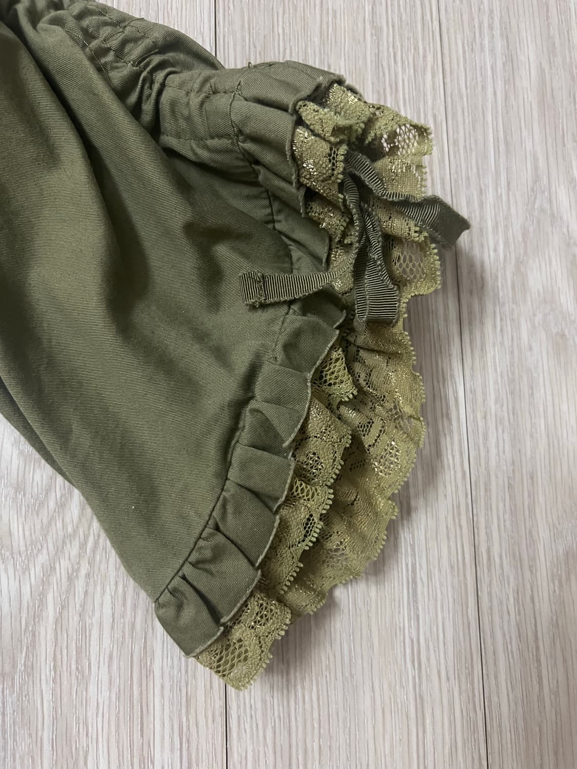 엑시즈팜 야상 레이스 코르셋 케이프 자켓 상품이미지3