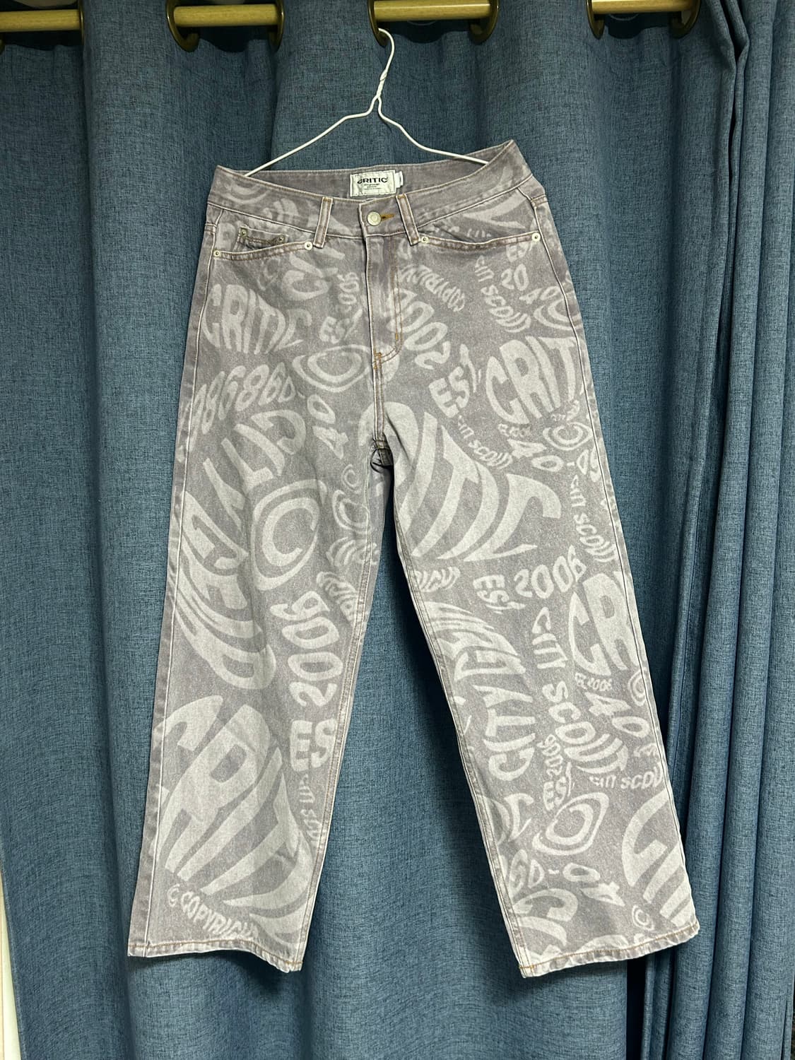 CRITIC® 워싱 퍼플 데님  상품이미지1