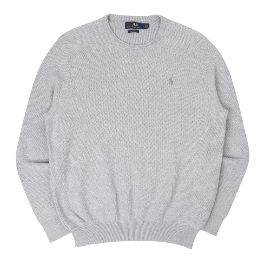폴로 랄프로렌 피마코튼 라이트 그레이 니트 상품이미지1