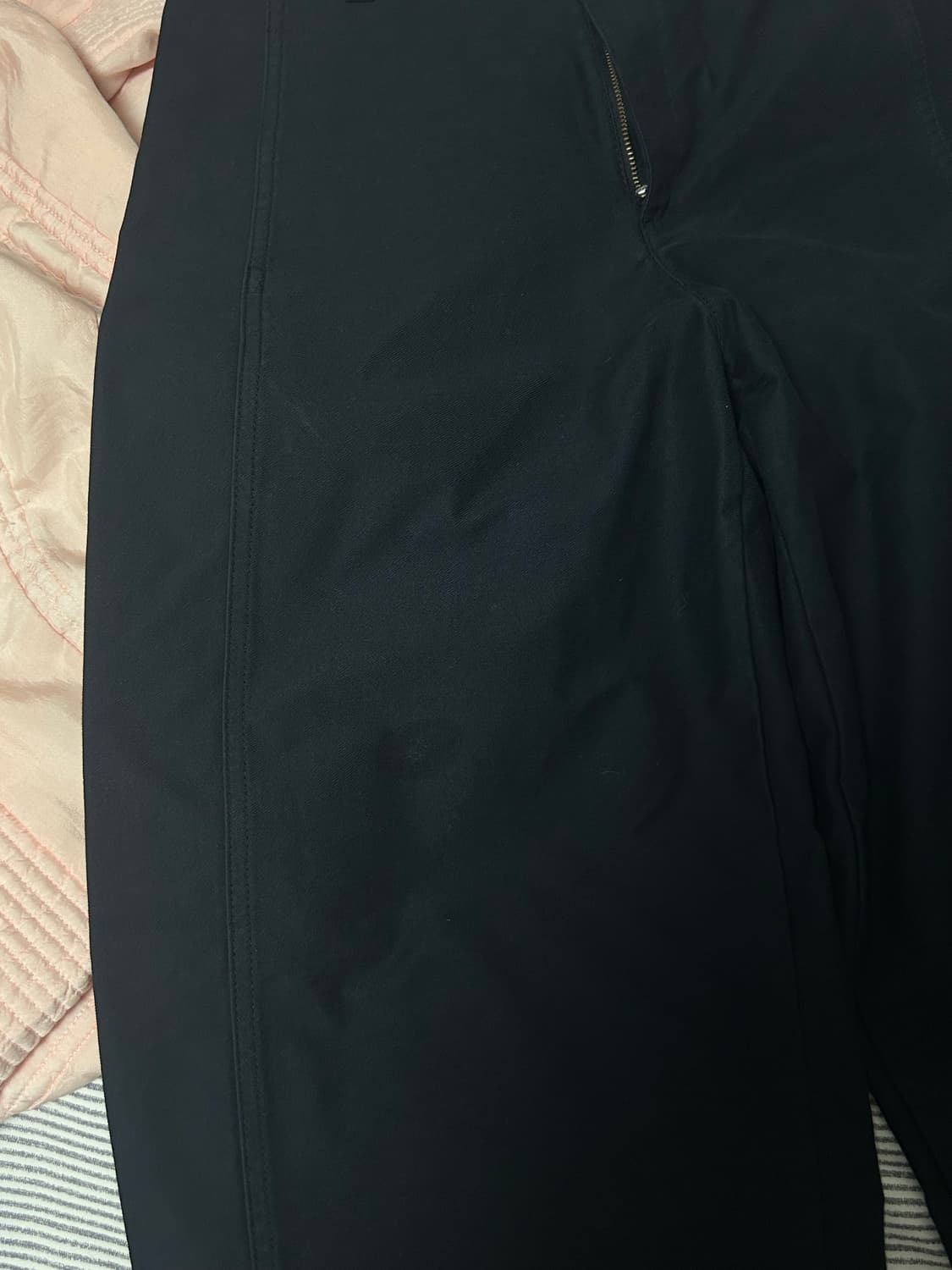 유니클로 저지배럴 레그팬츠 네이비 L 상품이미지3