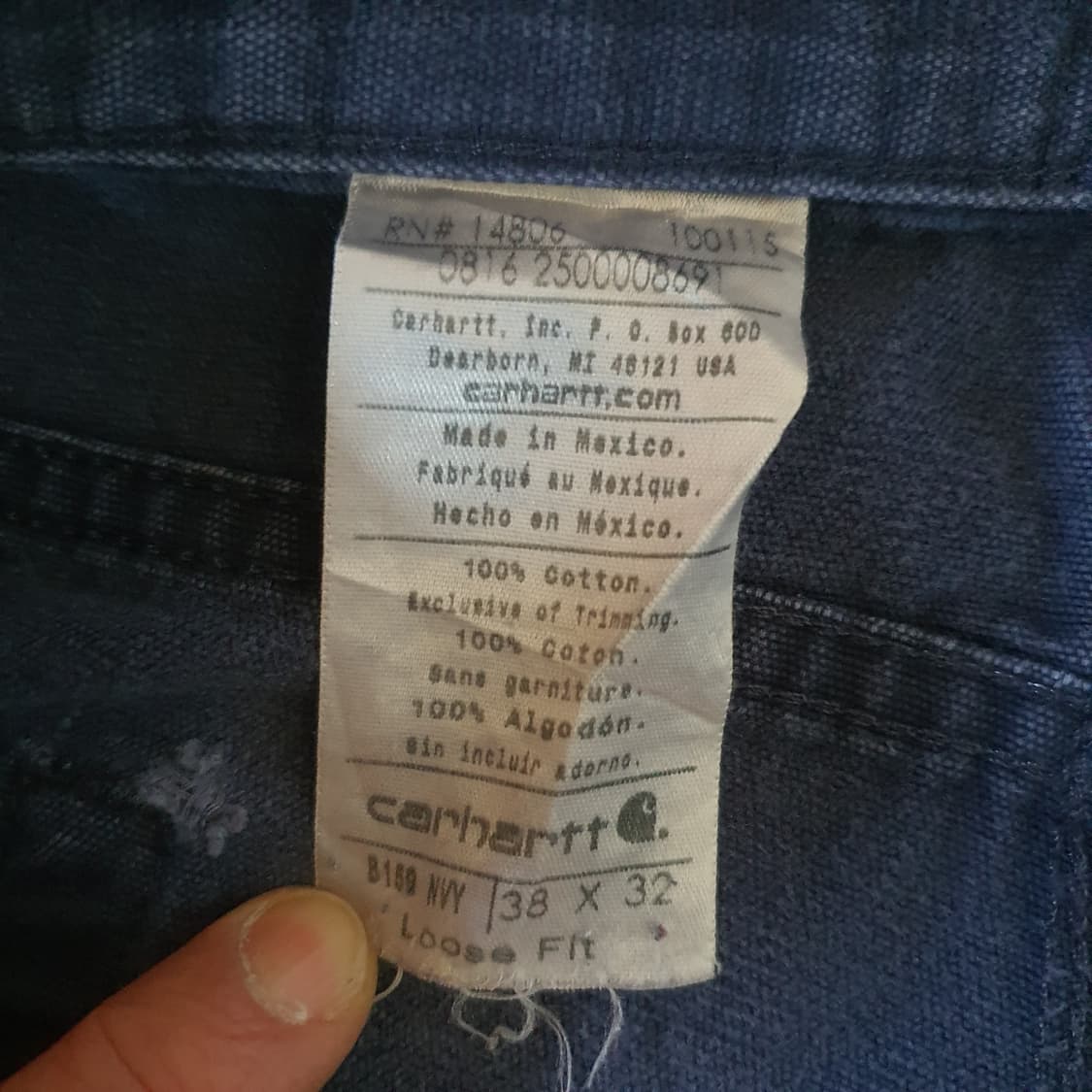 칼하트  B159 카펜터 팬츠 no.86 상품이미지6