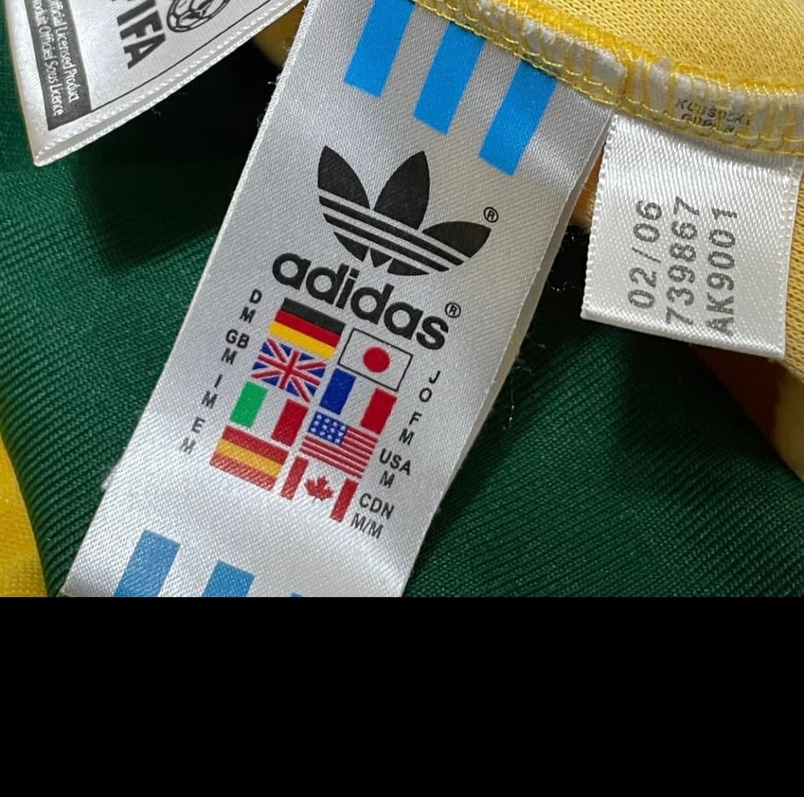 [M] 아디다스 00s 브라질 트랙탑 져지 옐로우 상품이미지2