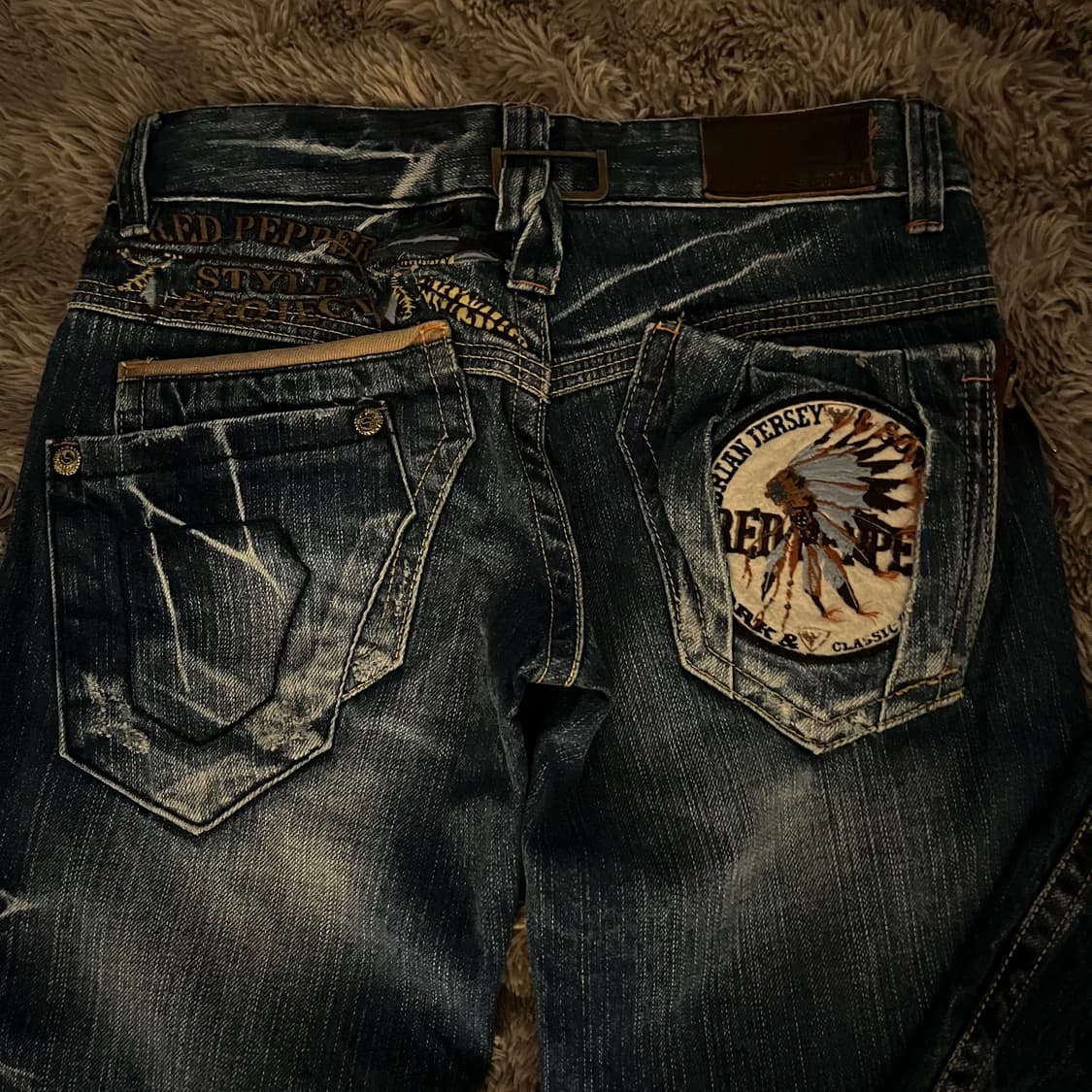 red pepper 레드페퍼 로우라이즈 부츠컷 데님 팬츠 상품이미지5