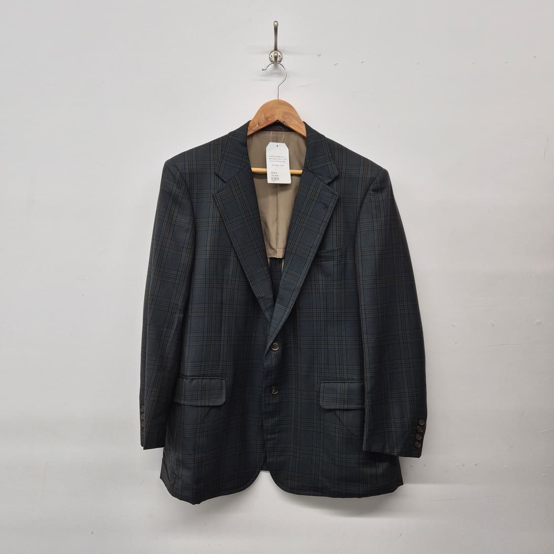 버버리 체크무늬 블레이저 자켓 남성 M 상품이미지1