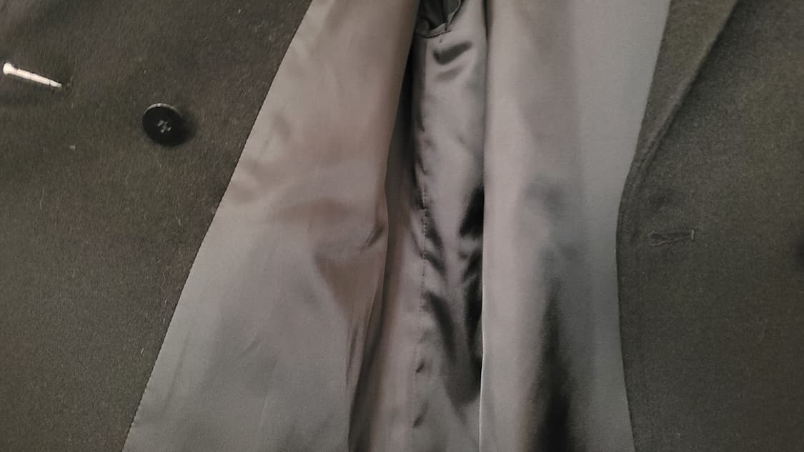 SISLEY | 블랙 모직 롱코트 55 | (모97캐시미어3) 상품이미지7