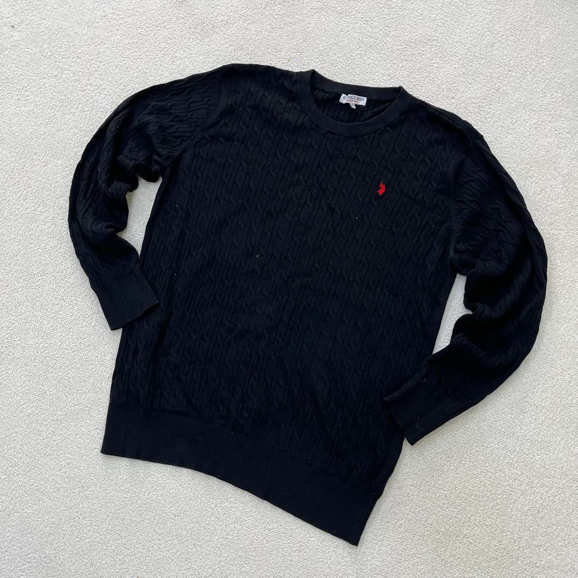 3XL US폴로 케이블 니트 스웨터 0331M 상품이미지1