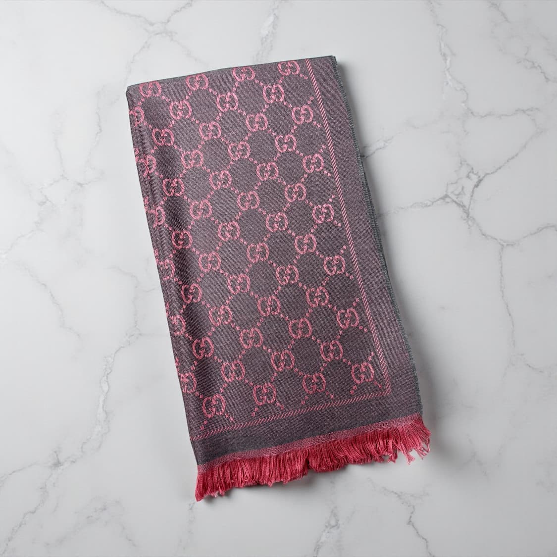 구찌 신형 자카드 리버시블 머플러 상품이미지9