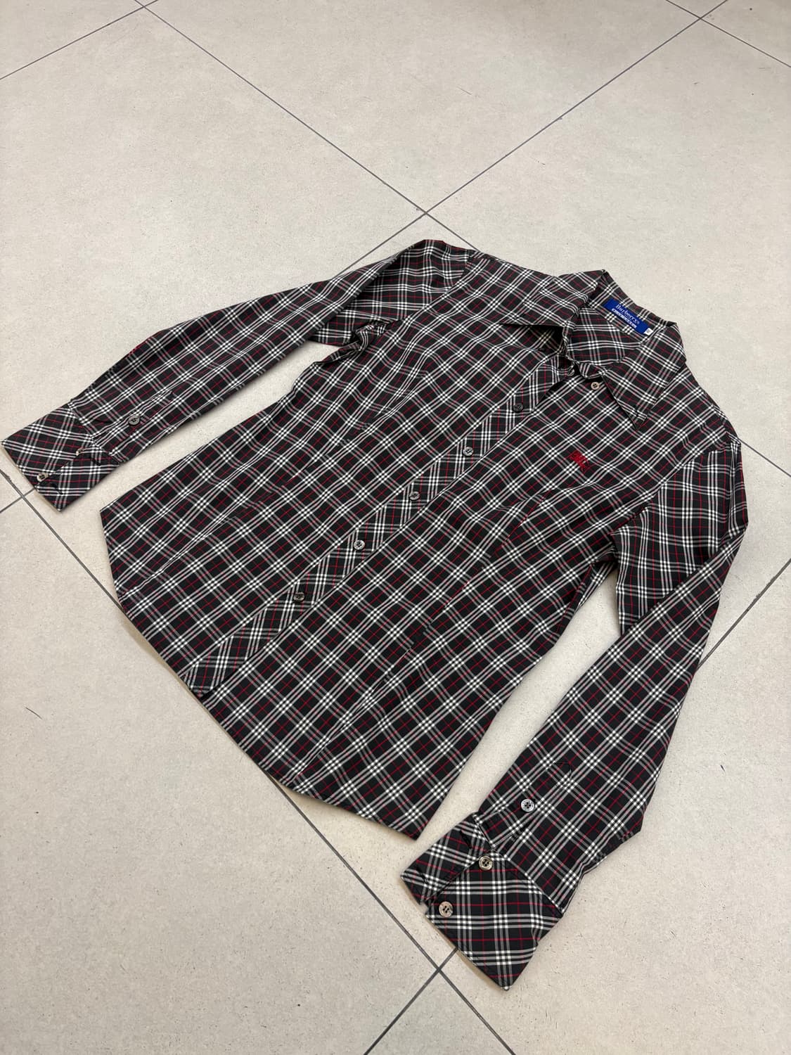 [ 40 ] 버버리 블루라벨 체크패턴 셔츠 상품이미지8