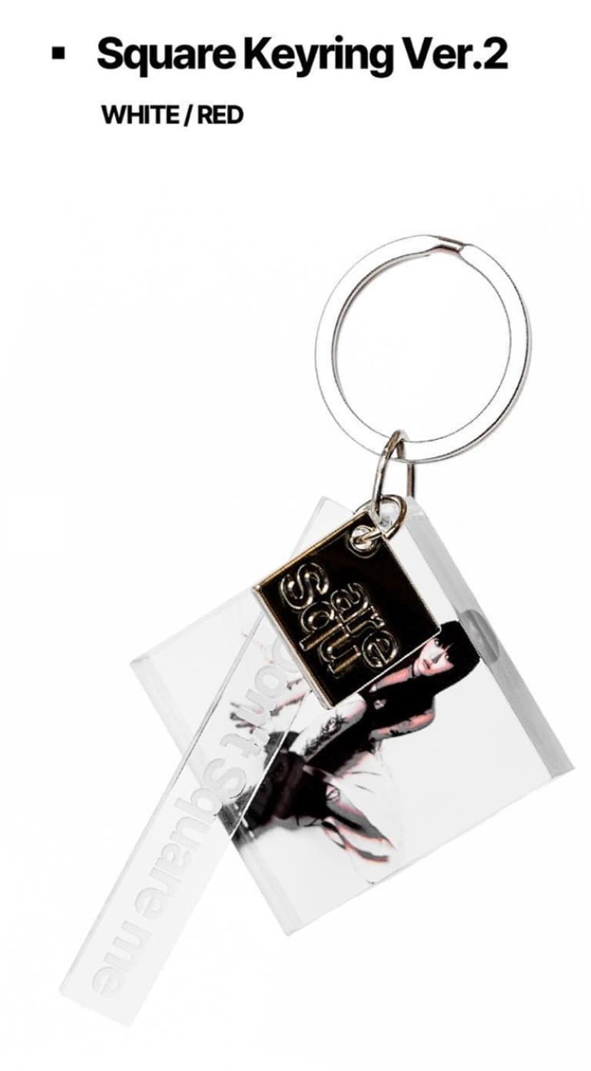 [미개봉 새상품] 백예린 스퀘어 키링 굿즈 상품이미지1