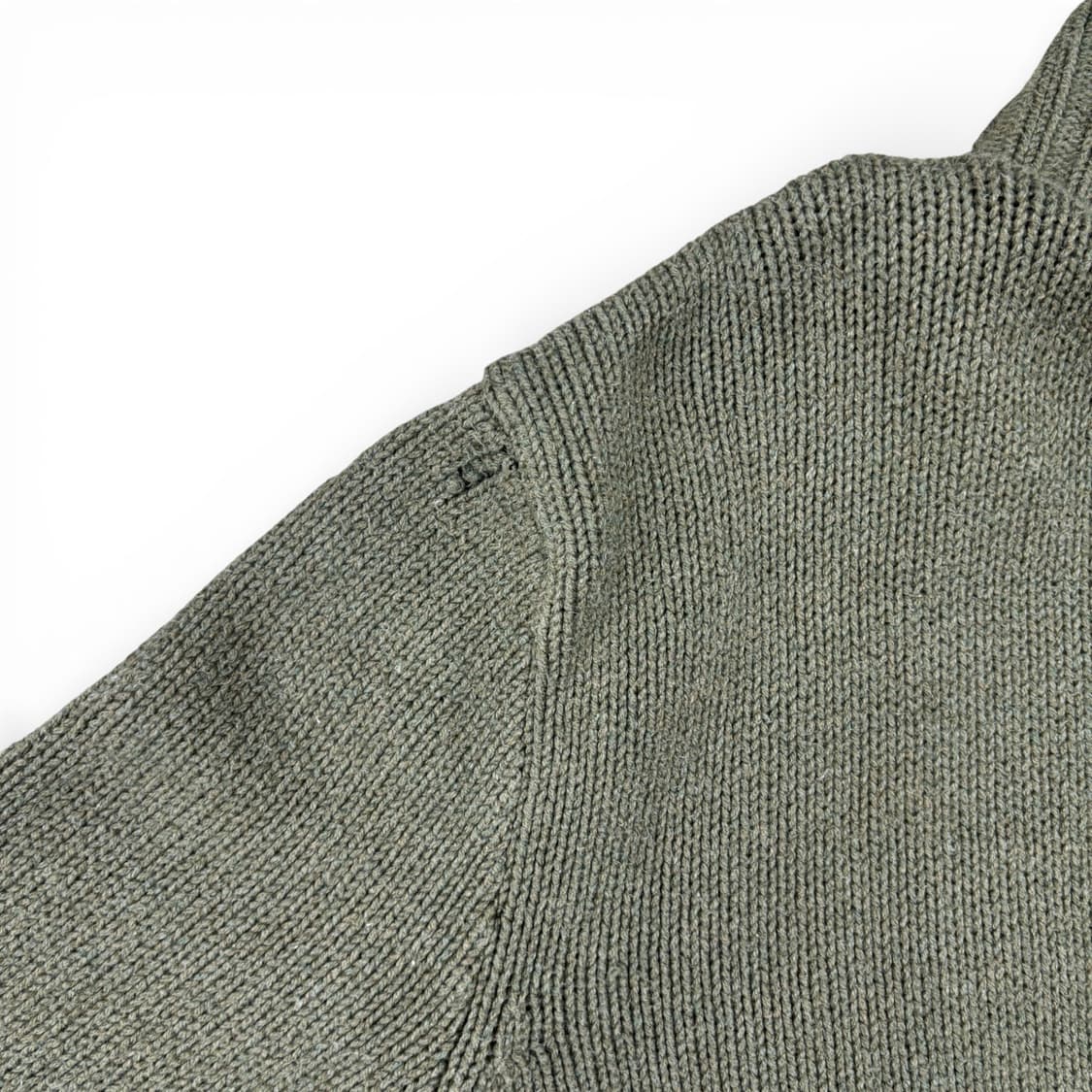 90's 폴로 쿼터 집 코튼 스웨터 상품이미지7