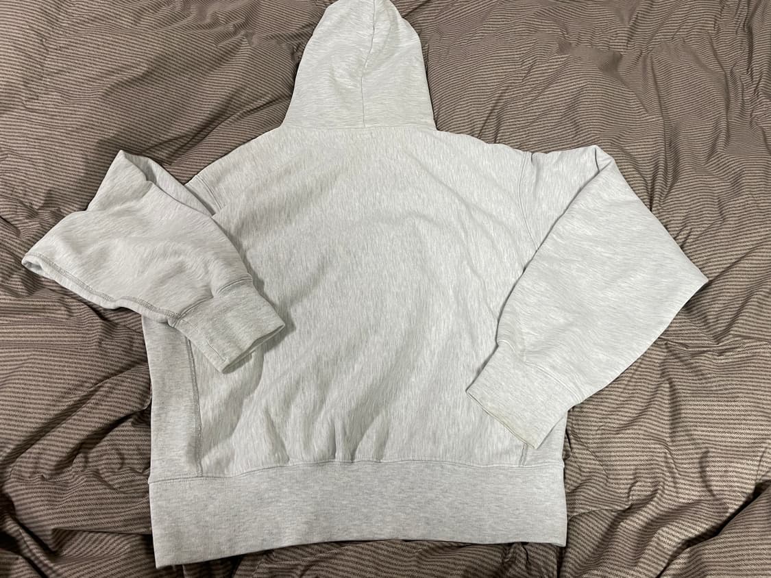 [ L ] 21FW 헤리티지플로스 221 리버스 후디 멜란지 그레이 상품이미지2