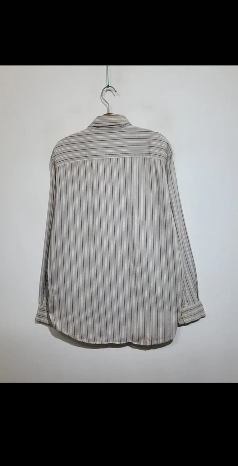 (XL) 제냐 셔츠 스트라이프 남방 포켓 이태리판  상품이미지6