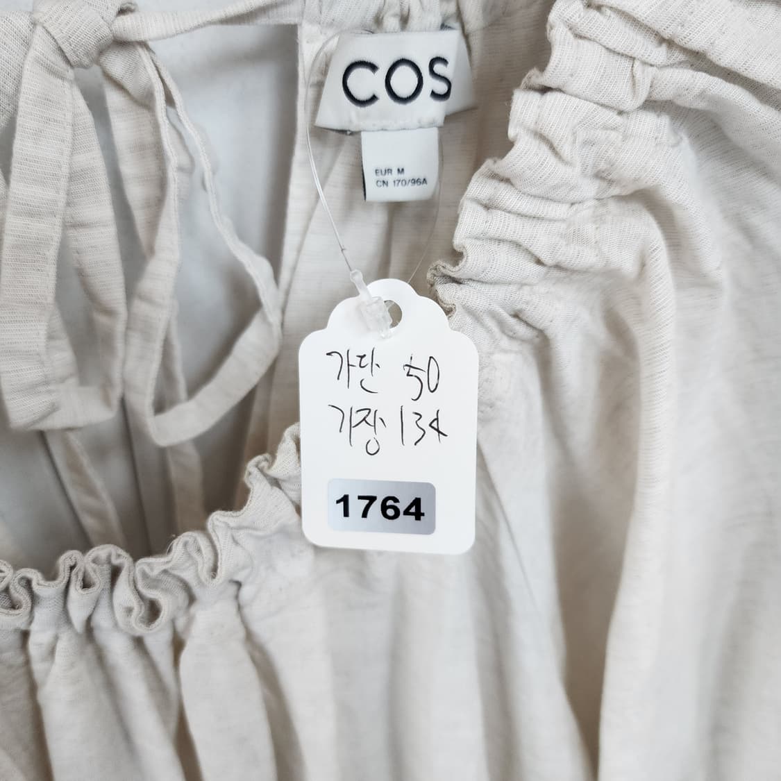 COS 코스 아이보리 린넨 점프수트 상품이미지10