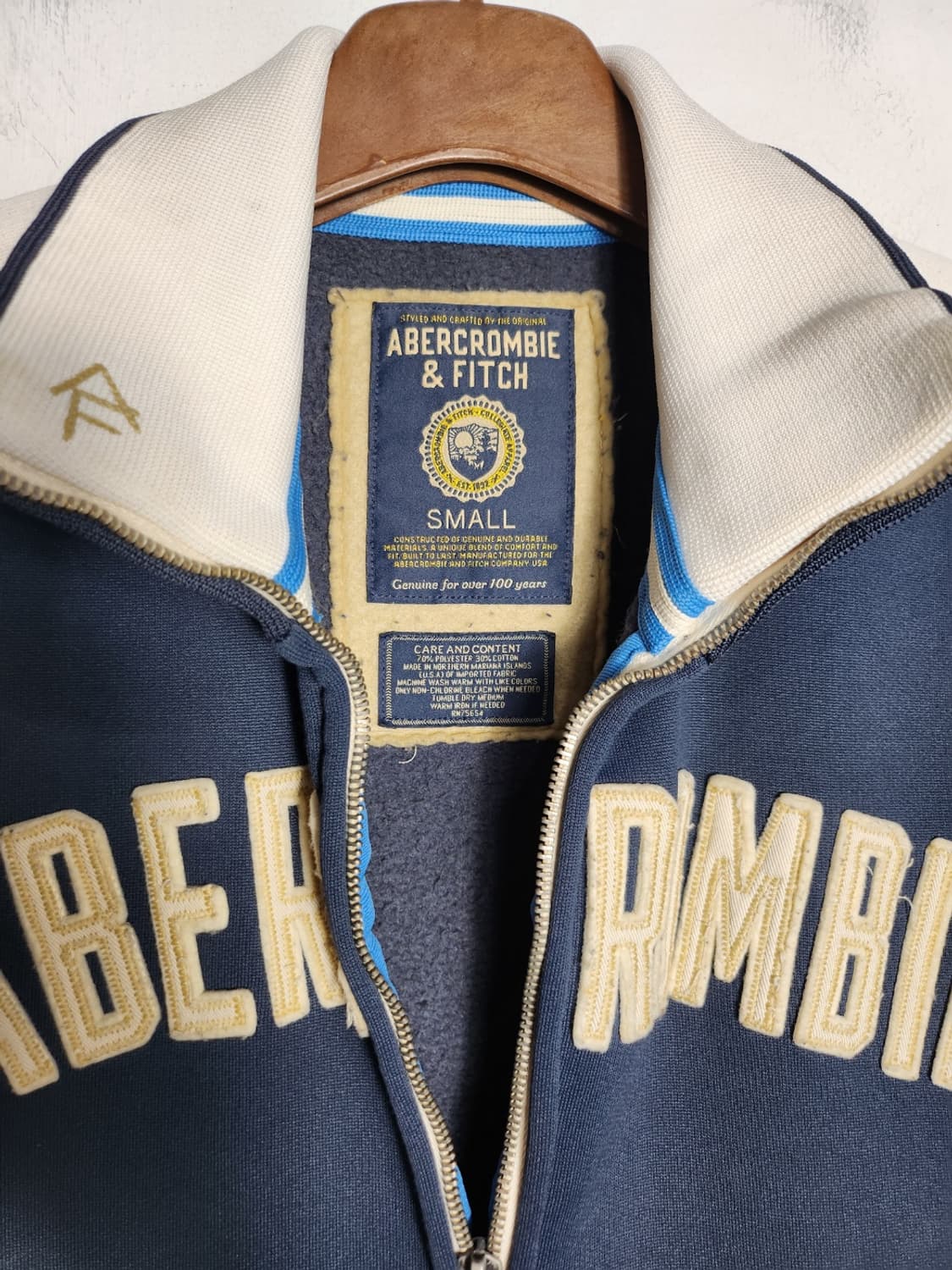아베크롬비 네이비 집업 자켓 상품이미지3