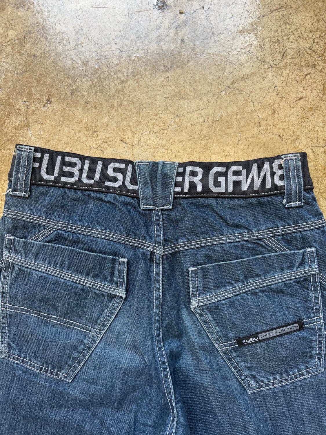 FUBU 자수 카펜더 데님 팬츠 상품이미지6