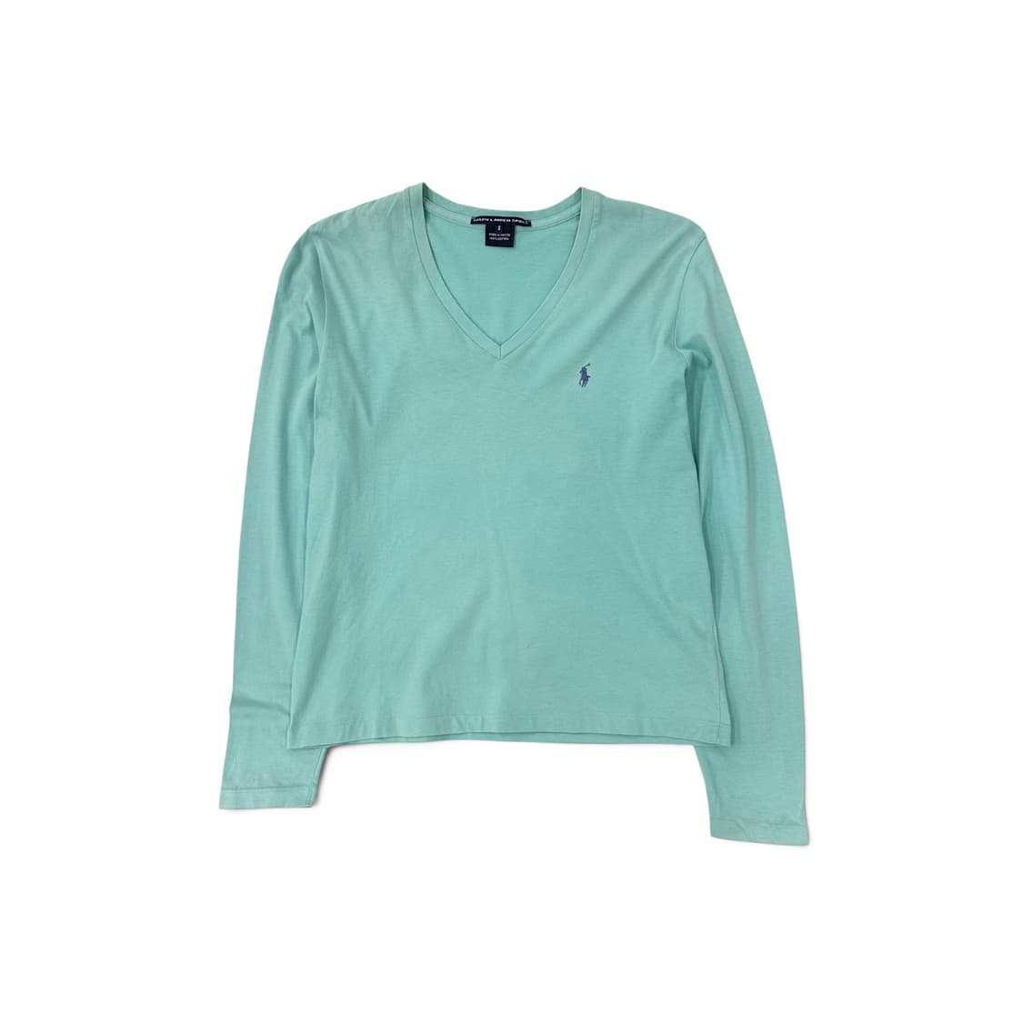 Polo, Mint Long Sleeve T-Shirt 상품이미지1
