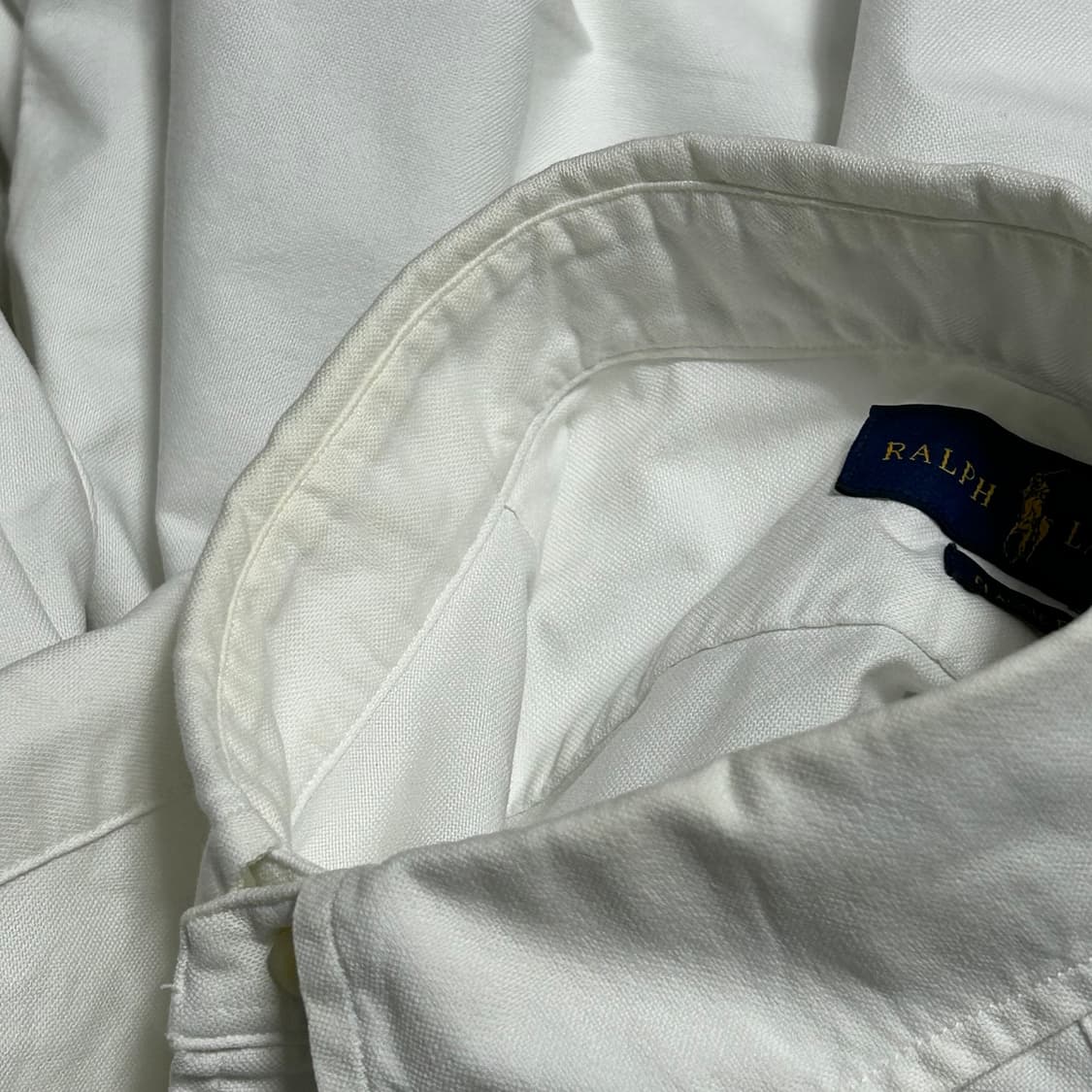 M 폴로랄프로렌 클래식 핏 화이트 코튼 셔츠 상품이미지6