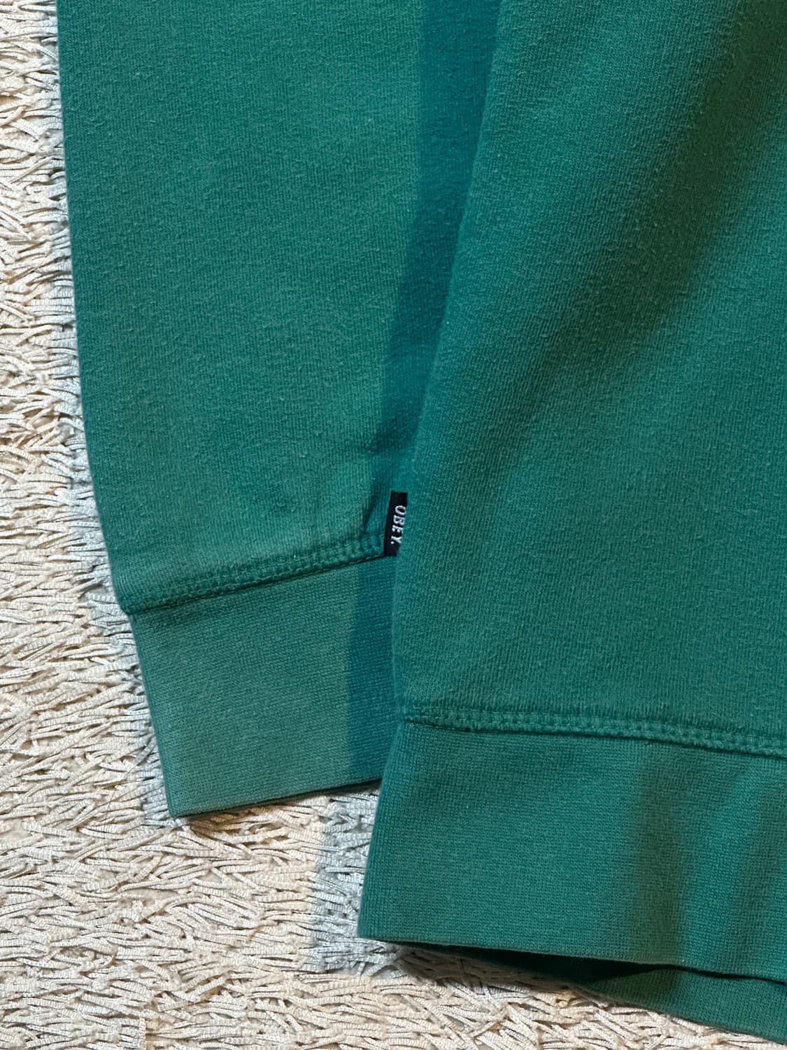 오베이 OBEY 스몰로고 후드티 그린 상품이미지3