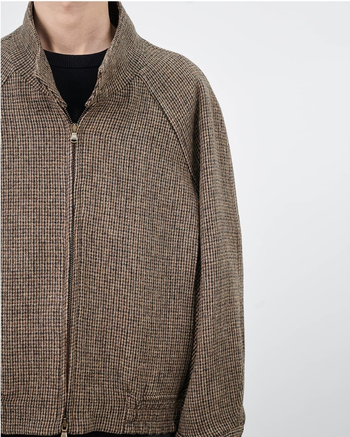 마마가리 트위드 해링턴 점퍼 상품이미지3