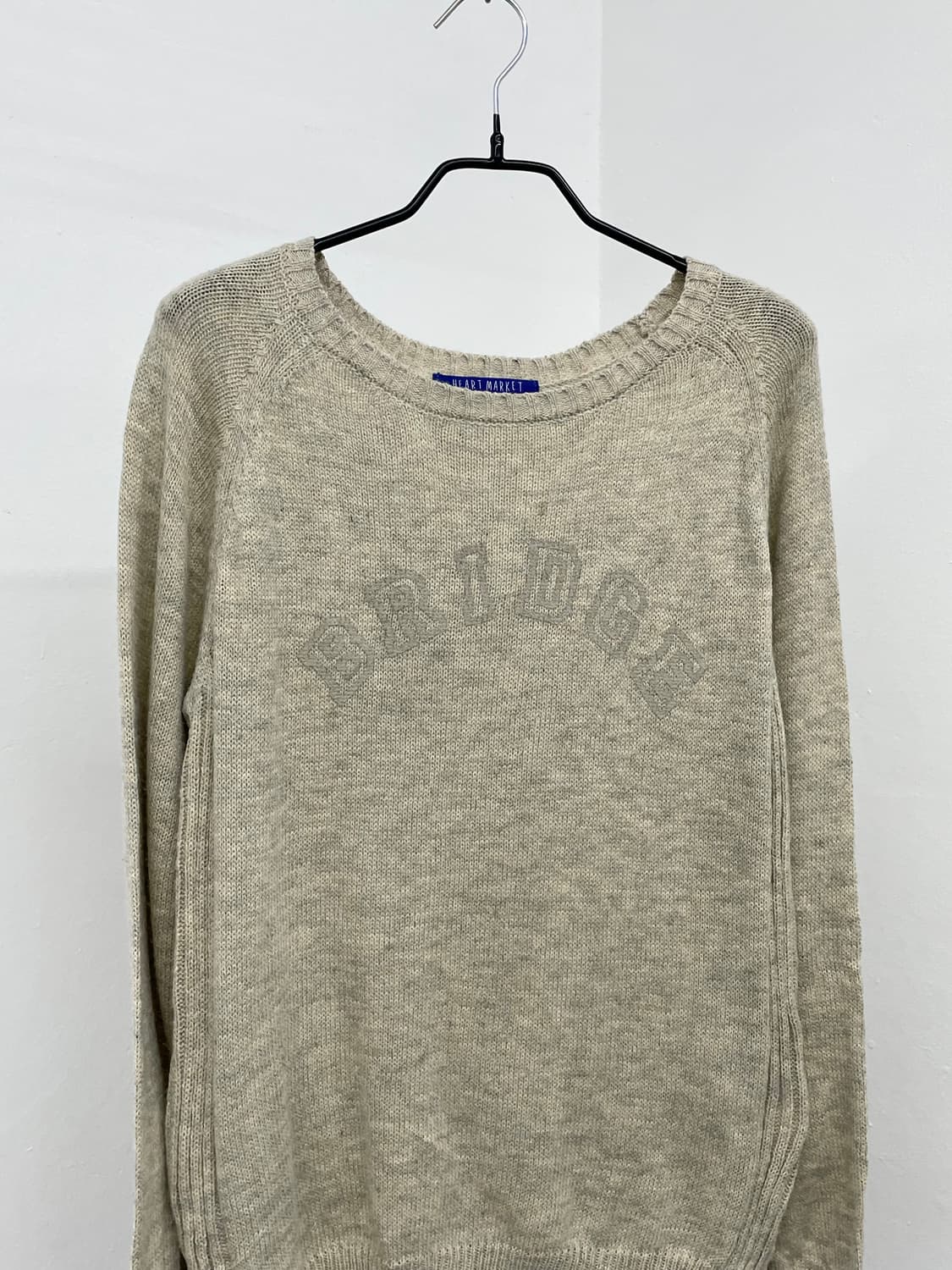 모리 루즈 레터링 니트 상품이미지5