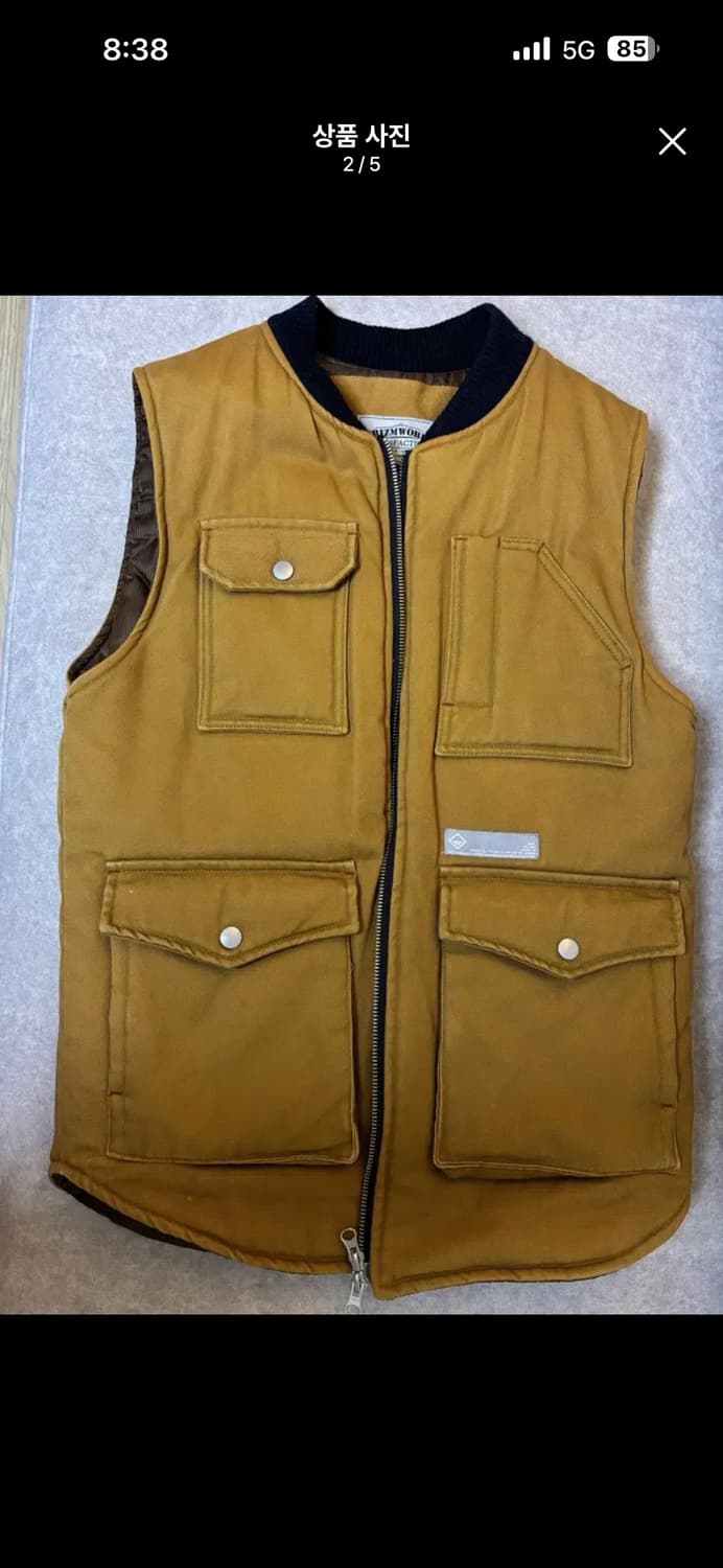 프리즘웍스 패딩 조끼 L 상품이미지2