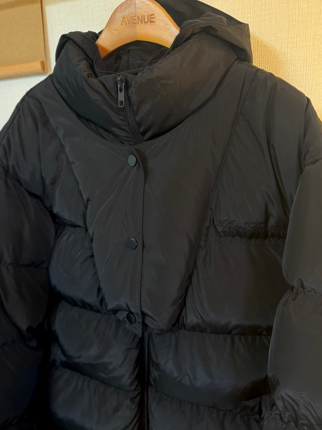 [L]앨리스 로렌스 덕다운 푸퍼 패딩 블랙 상품이미지4