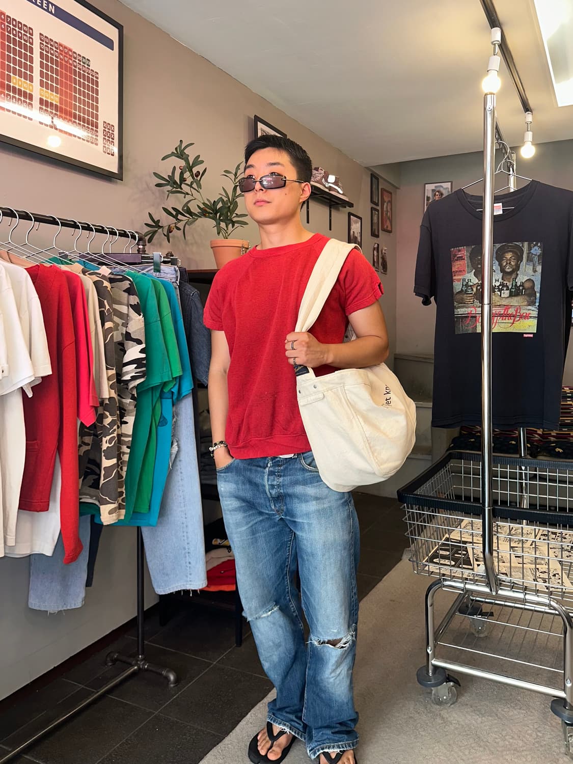 Oakbrook 70’s shape knitted short shirts 상품이미지1