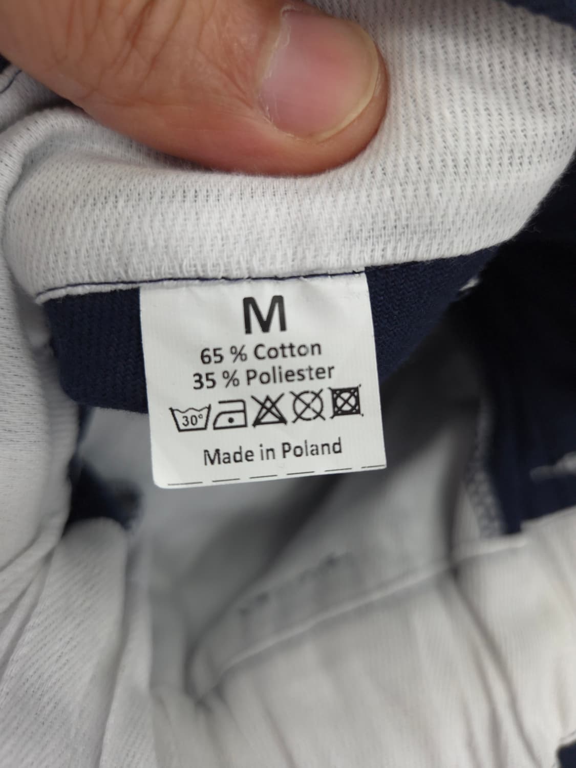 M [새상품] POETICCOLLECTIVE 네이비 스티치 와이드 팬츠 상품이미지10