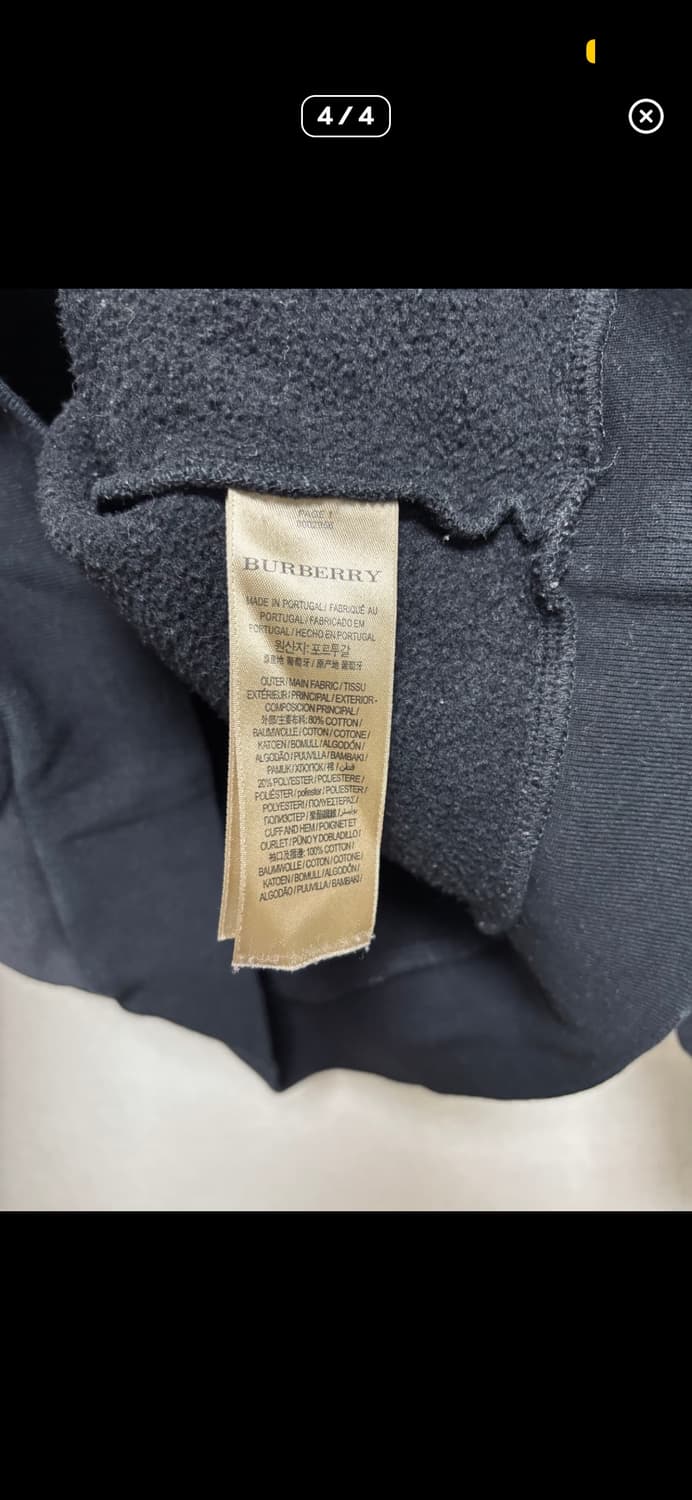 BURBERRY 빈티지 엠블럼 자수 로고 후디 상품이미지4