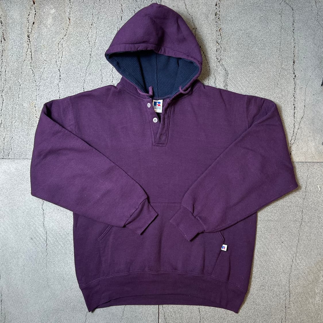 USA 90년대 추정 러셀 애슬레틱 버튼 후드 판매 상품이미지2