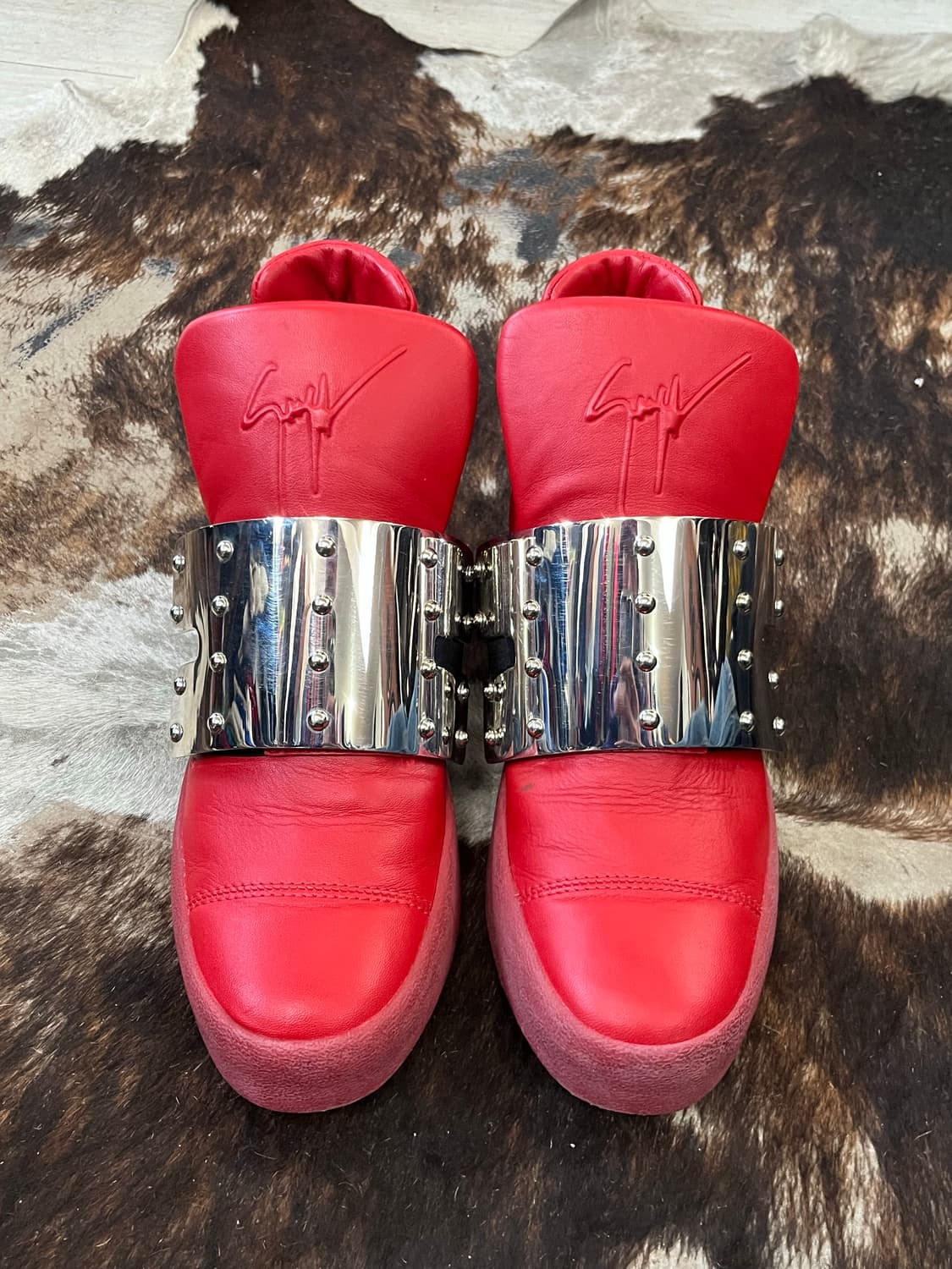 Giuseppe Zanotti Leather High Top Shoes 상품이미지4