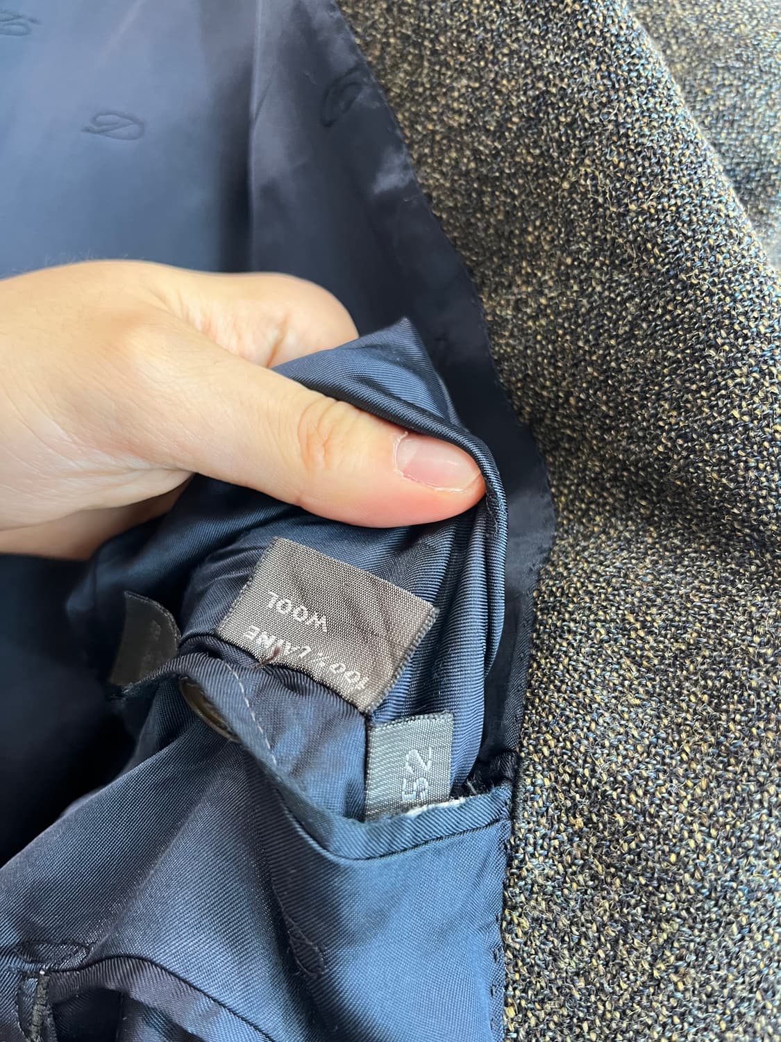 듀퐁 퓨어울 블레이저 자켓 Made in FRANCE 상품이미지5